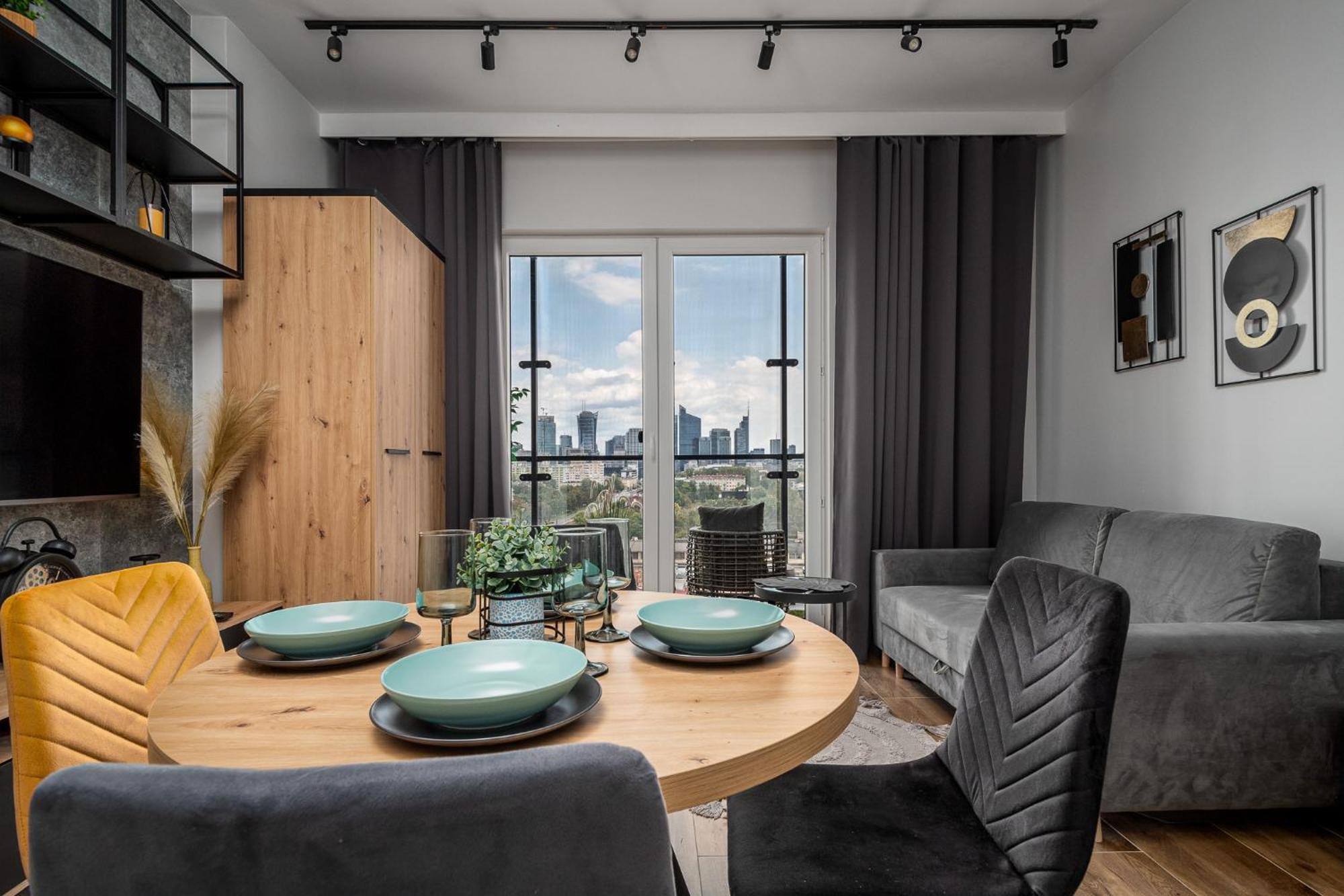 Wola Tower Deluxe Separate Bedroom With Free Garage - By Perfect Apart Warschau Buitenkant foto